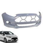 Primered Front Bumper Cover for 2014-2019 Ford Fiesta Sedan Hatchback