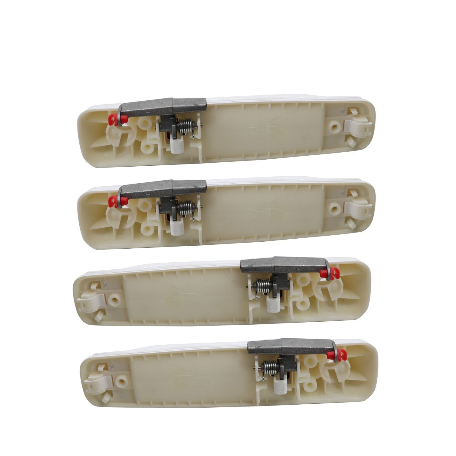 Set of 4 Bright White Front & Rear Door Handles for Dodge Ram 2012-2018