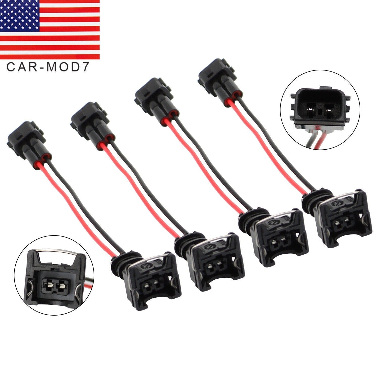 OBD2 to OBD1 EV1 Fuel Injector Conversion Harness Adapter for Honda Acura