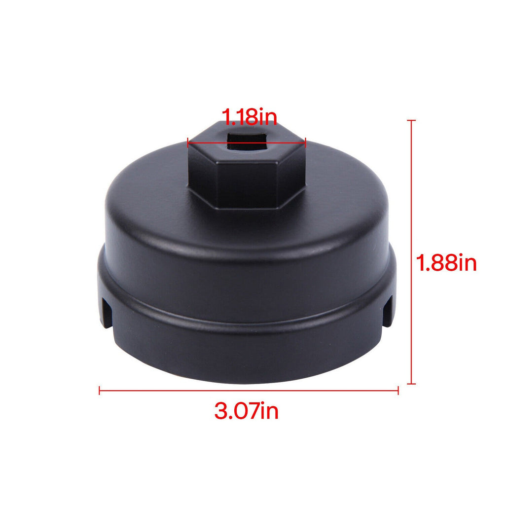 64MM Oil Filter Cap Wrench Socket Remover Tool for Toyota Lexus 14 Flutes