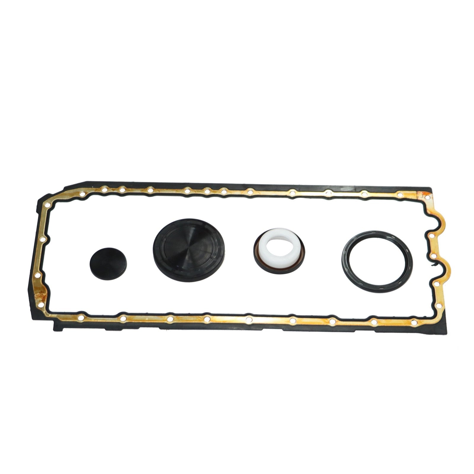 Oil Pan Gasket Set with Oil Cooler Seal for BMW M135i 335i 435i 535i X5 X6 N54 N