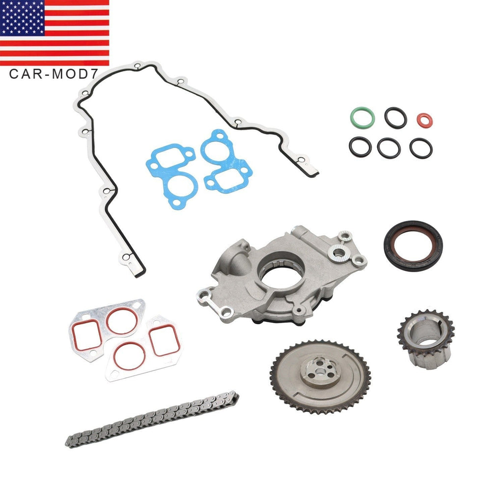 Oil Pump & Timing Chain Kit for Chevrolet GM 4.8L 5.3L 6.0L LS1 LS2 LS3