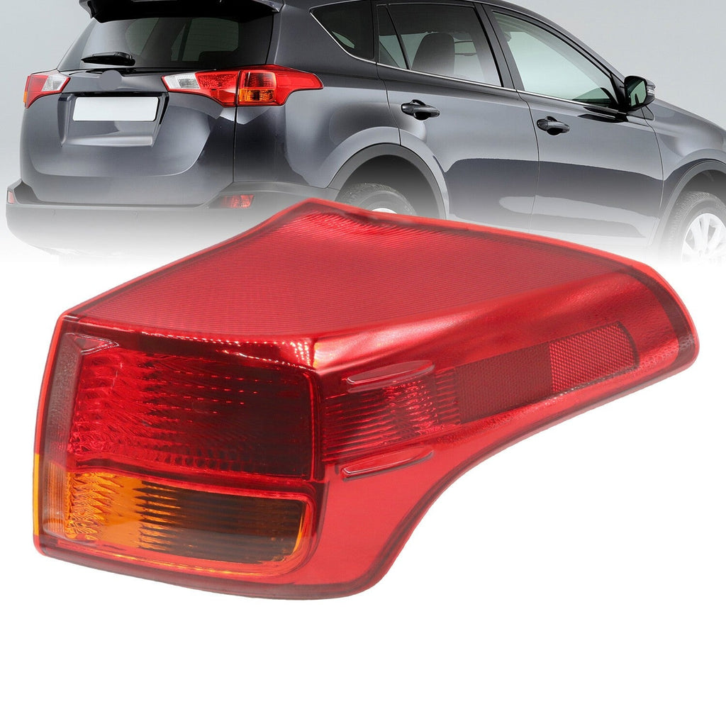2013-2015 Toyota RAV4 Right Outer Halogen Tail Light Assembly Passenger Side
