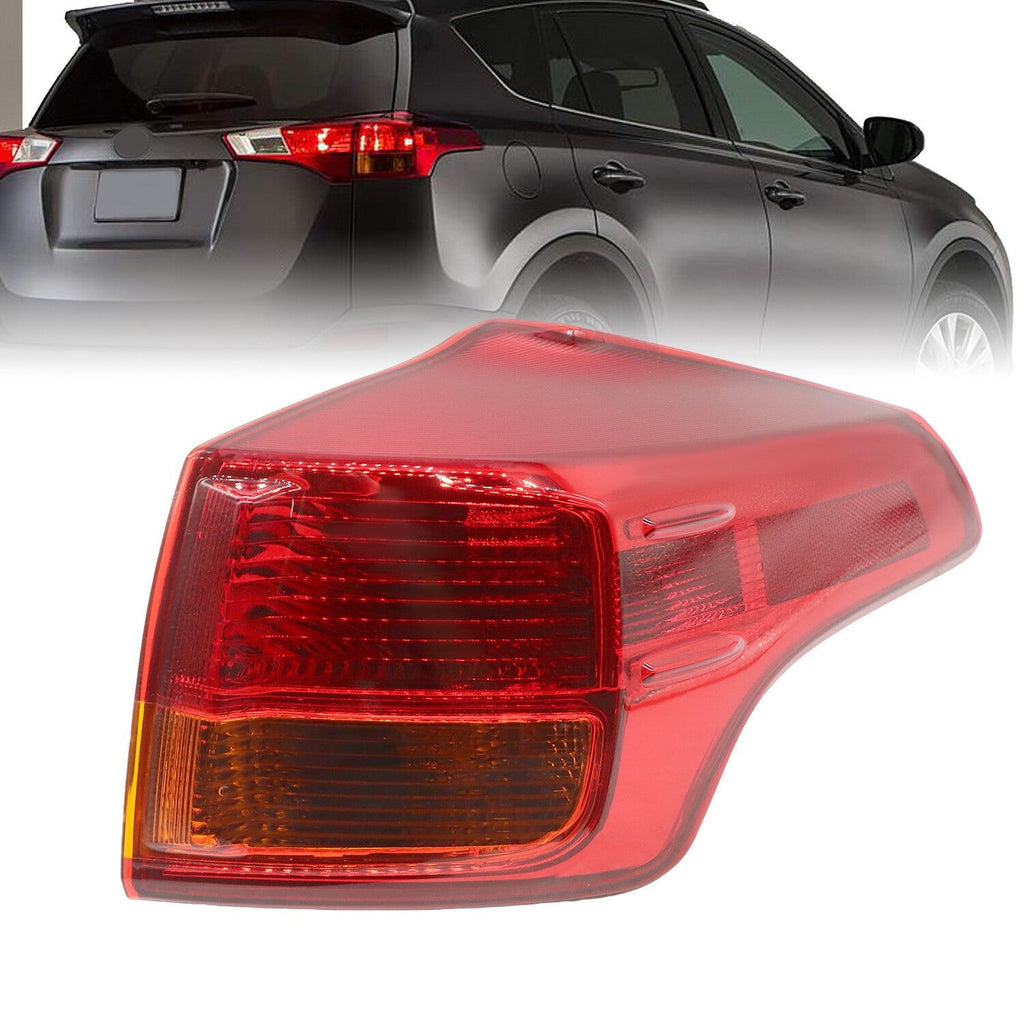 2013-2015 Toyota RAV4 Right Outer Halogen Tail Light Assembly Passenger Side