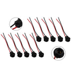 Pack of 10 T10 194 168 Pigtail Light Wiring Harness Socket Extension