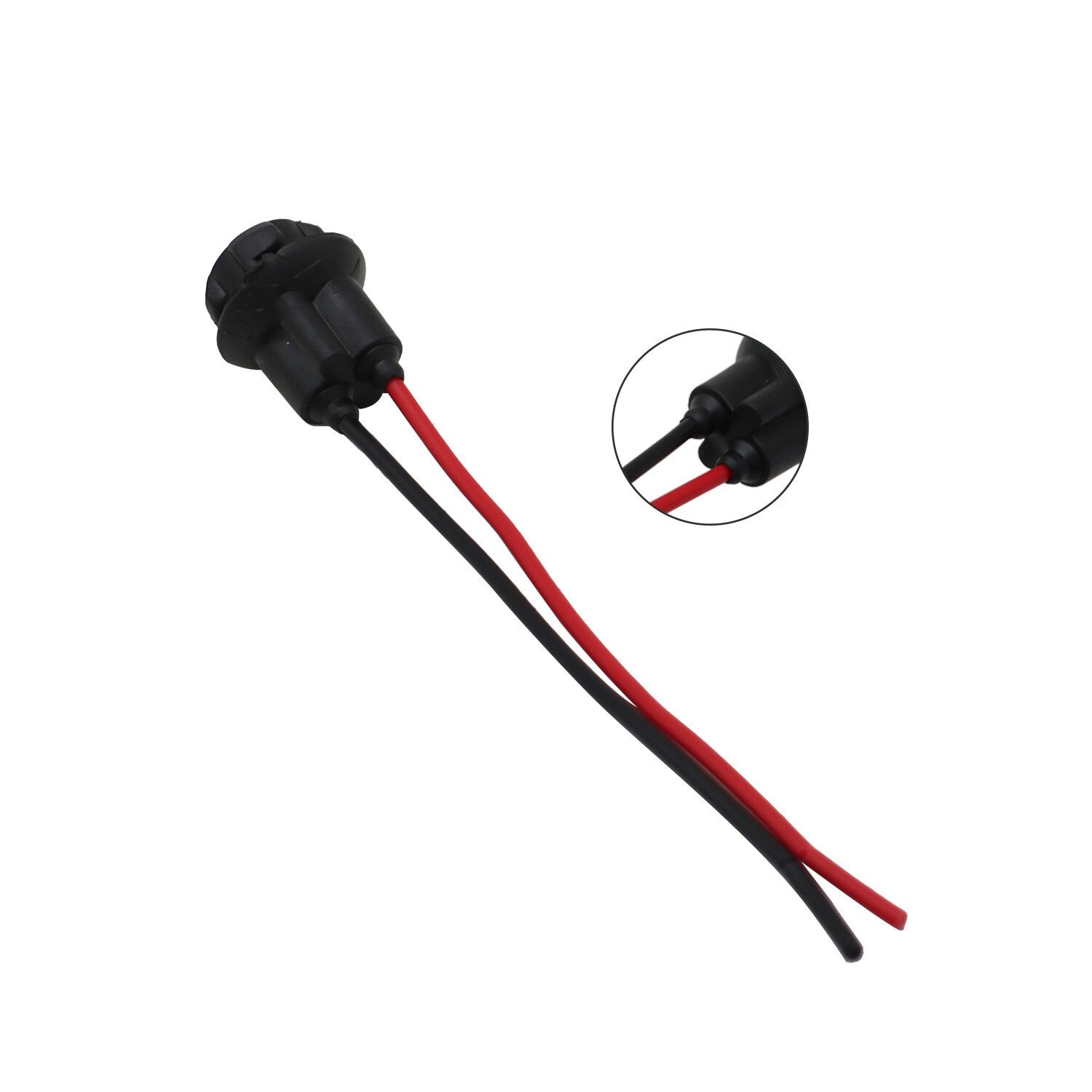 Pack of 10 T10 194 168 Pigtail Light Wiring Harness Socket Extension