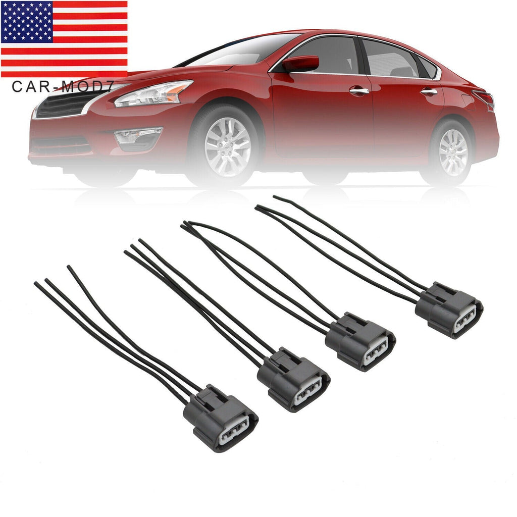 Pack of 4 Ignition Coil Connectors Wiring Harness for Nissan Altima 2002-2018