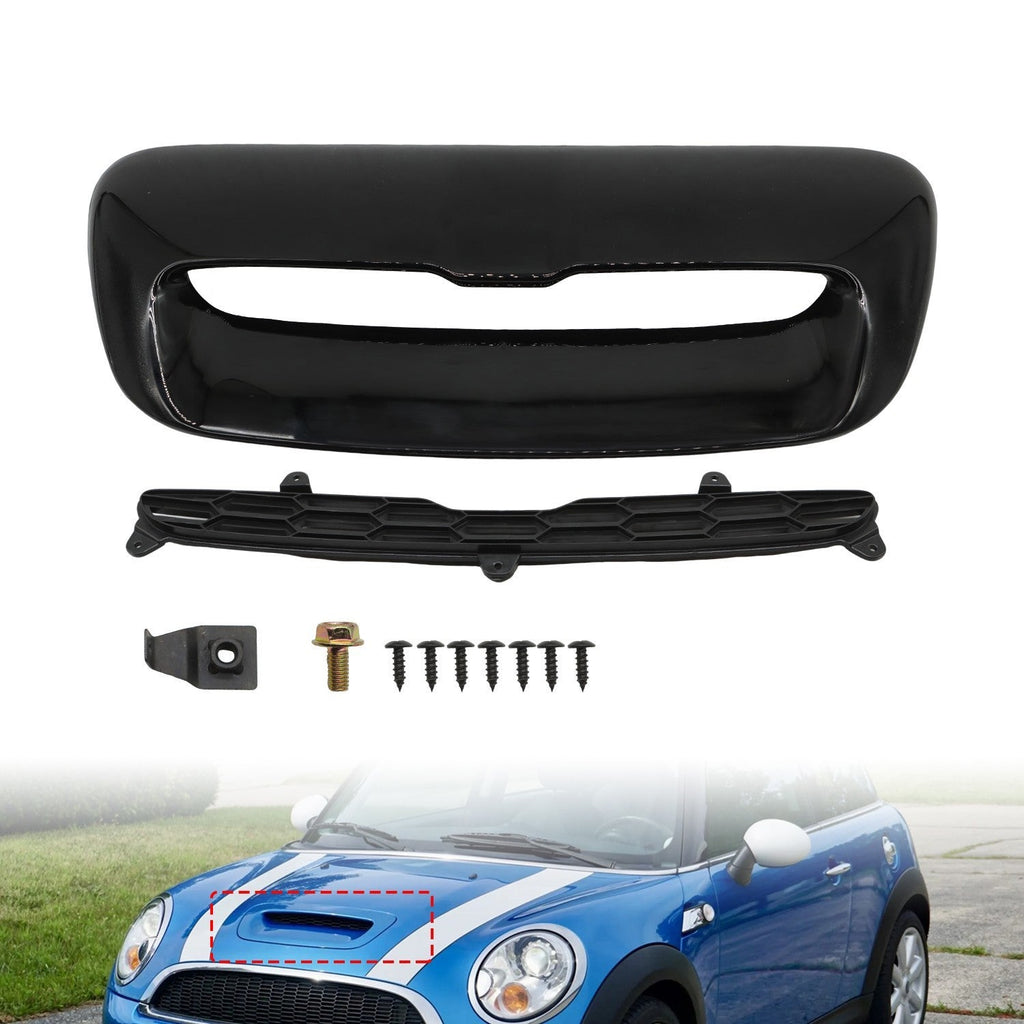 Painted Hood Vent Scoop for MINI COOPER R55-R59 S Bonnet 2007-2014