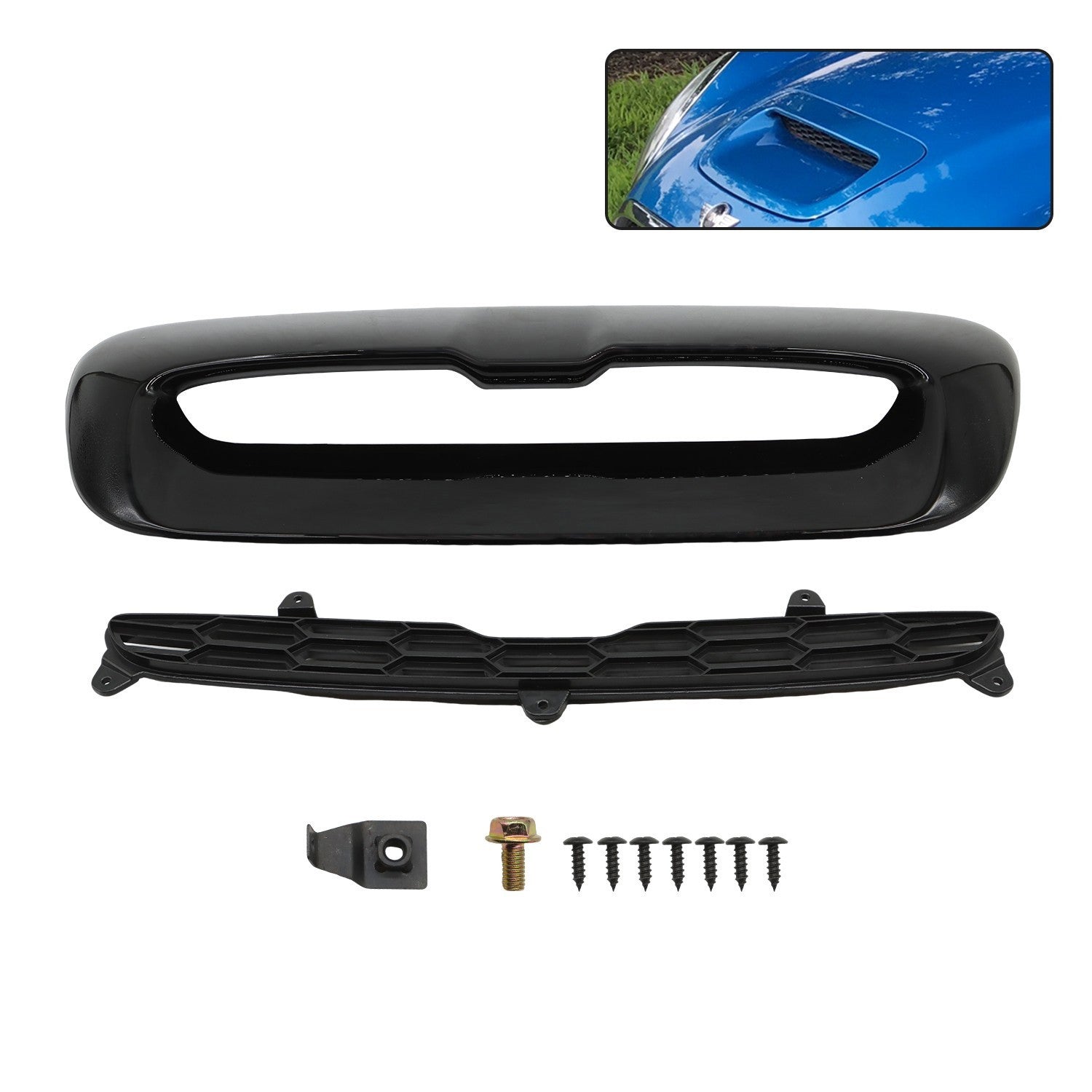 Painted Hood Vent Scoop for MINI COOPER R55-R59 S Bonnet 2007-2014