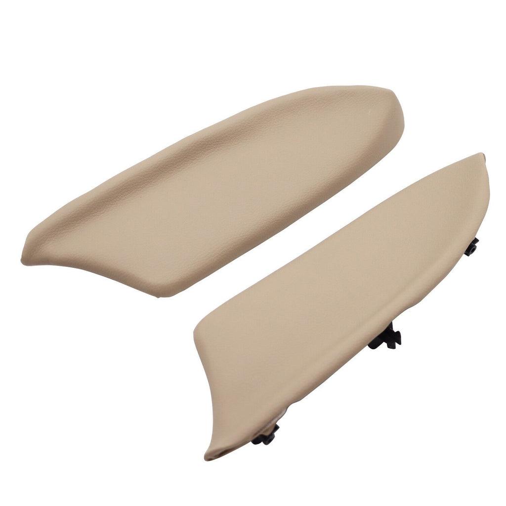 Beige Leather Front Door Armrest Pair LH & RH for 2008-2012 Honda Accord