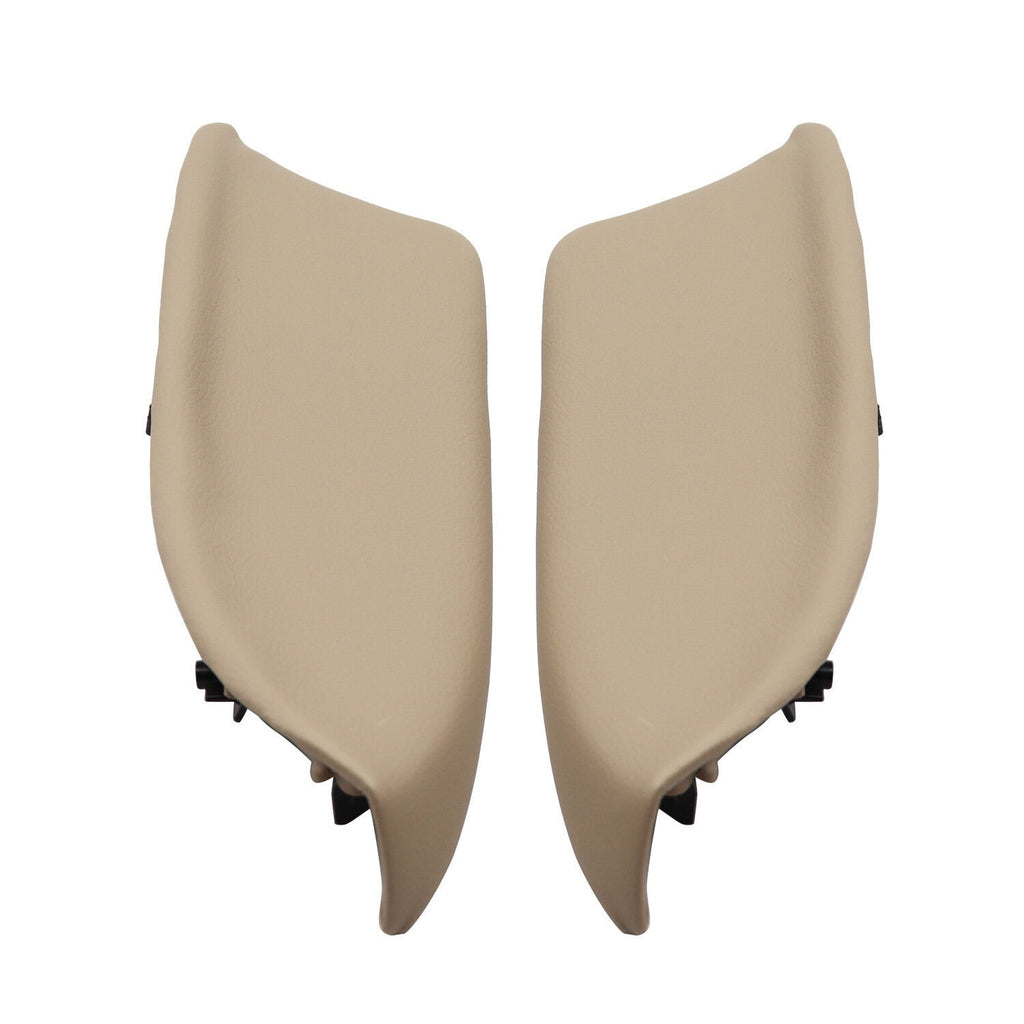 Beige Leather Front Door Armrest Pair LH & RH for 2008-2012 Honda Accord