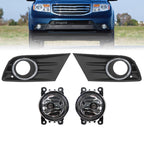 Honda Pilot 2012-2015 Bumper Fog Light Pair with Chrome Trim & Cover