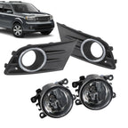 Honda Pilot 2012-2015 Bumper Fog Light Pair with Chrome Trim & Cover