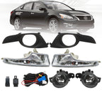Pair Fog Light & Corner Turn Signal for 2013-2015 Nissan Altima w/ Wiring