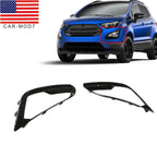 Ford EcoSport 2018-2021 Fog Light Bezel Cover Frame Black Pair