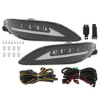 LED Fog Lights Pair for 2005-2008 Toyota Corolla & 2002-2004 Camry Bumper Lamps