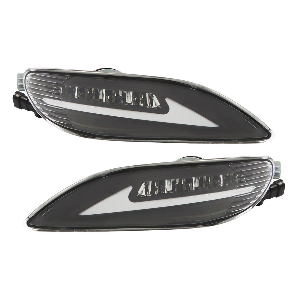 LED Fog Lights Pair for 2005-2008 Toyota Corolla & 2002-2004 Camry Bumper Lamps