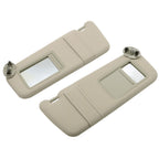 Pair Sun Visors Left & Right for 2007-2011 Toyota Camry Beige Tan
