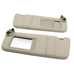 Pair Sun Visors Left & Right for 2007-2011 Toyota Camry Beige Tan