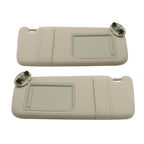 Pair Sun Visors Left & Right for 2007-2011 Toyota Camry Beige Tan