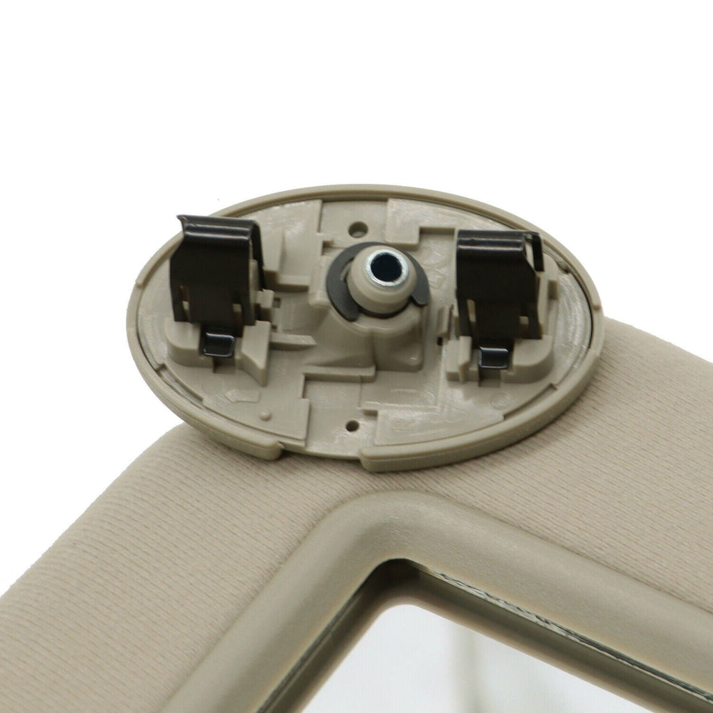 Pair Sun Visors Left & Right for 2007-2011 Toyota Camry Beige Tan
