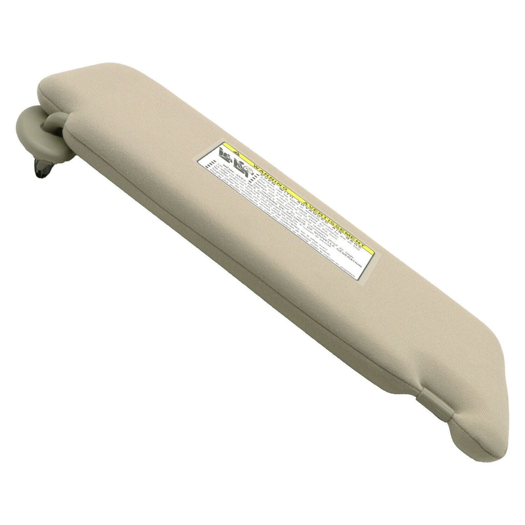 Pair Sun Visors Left & Right for 2007-2011 Toyota Camry Beige Tan