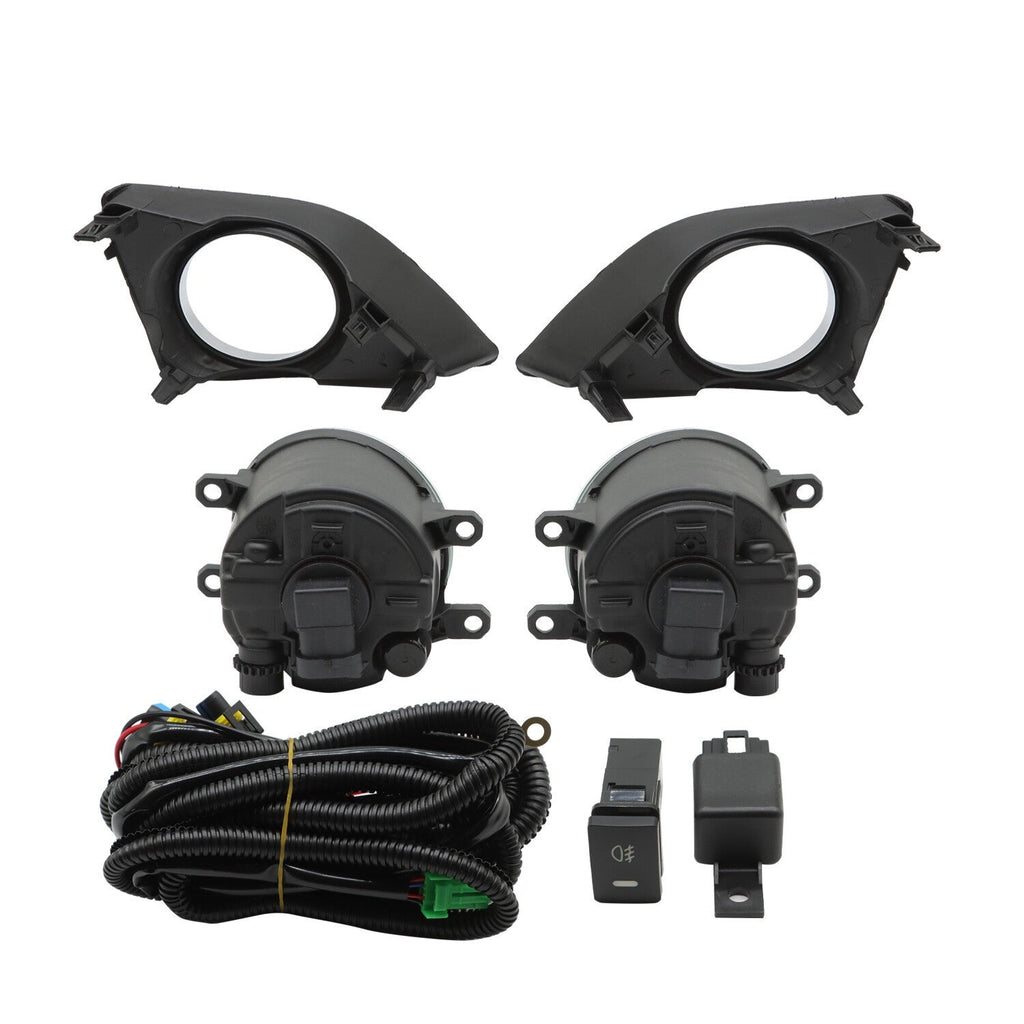 2009-2010 Toyota Corolla Clear Fog Lights Pair w/ Covers & Switch