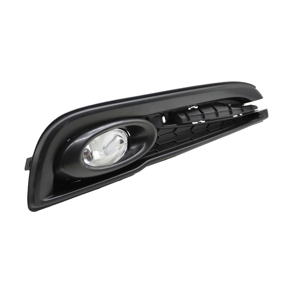 Pair 2013-2015 Honda Civic Sedan Clear Fog Lights Bumper Lamps w/Wiring