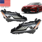 2018-2022 Toyota Camry XSE XLE Full LED Headlights Pair Left & Right Side