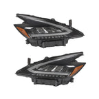 2022-2023 Nissan Murano LED Headlights Black Housing Factory Headlamps Pair