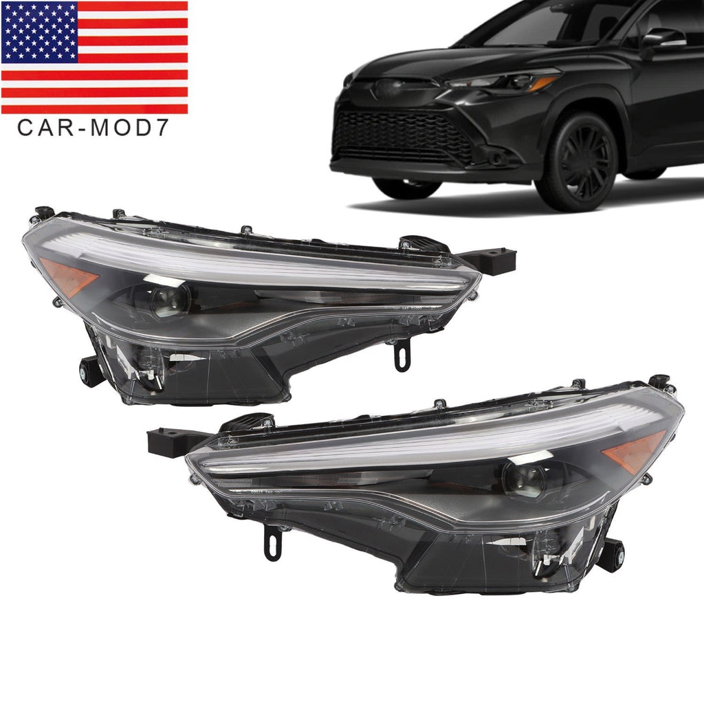 2022-2024 Toyota Corolla Cross XLE LED Headlights Pair Left & Right Side