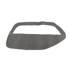 Pair of Black Leather Door Panel Inserts for Ford Mustang 2005-2009