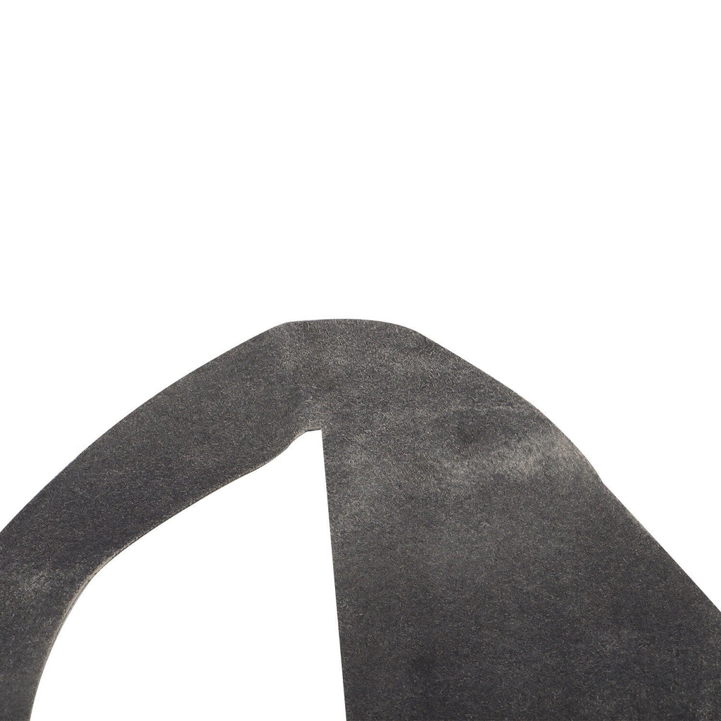 Pair of Black Leather Door Panel Inserts for Ford Mustang 2005-2009