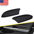Pair for Honda Accord 2008-2012 Front Door Armrest Lid Cover Black Sedan
