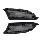 Pair for Honda Accord 2008-2012 Front Door Armrest Lid Cover Black Sedan