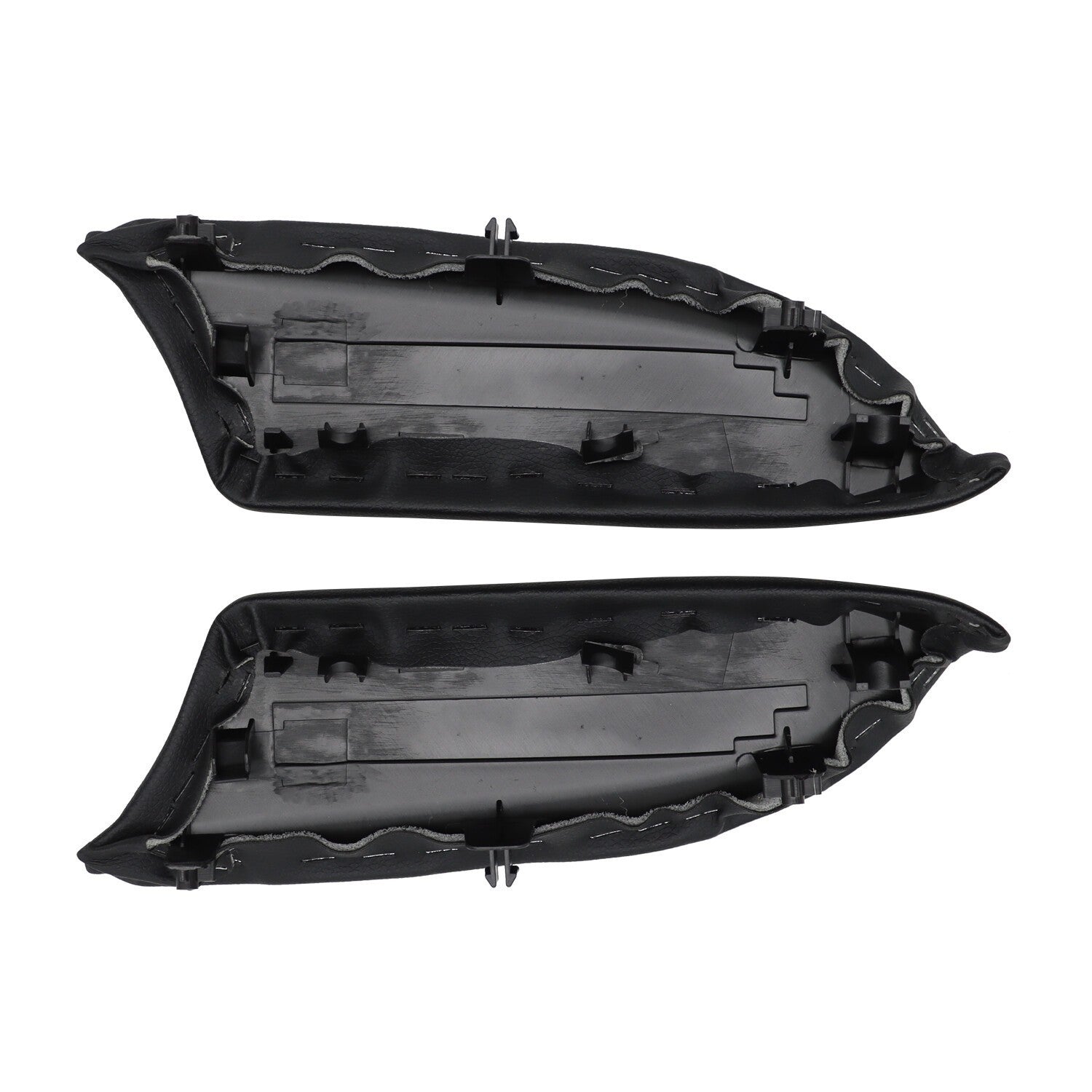 Pair for Honda Accord 2008-2012 Front Door Armrest Lid Cover Black Sedan