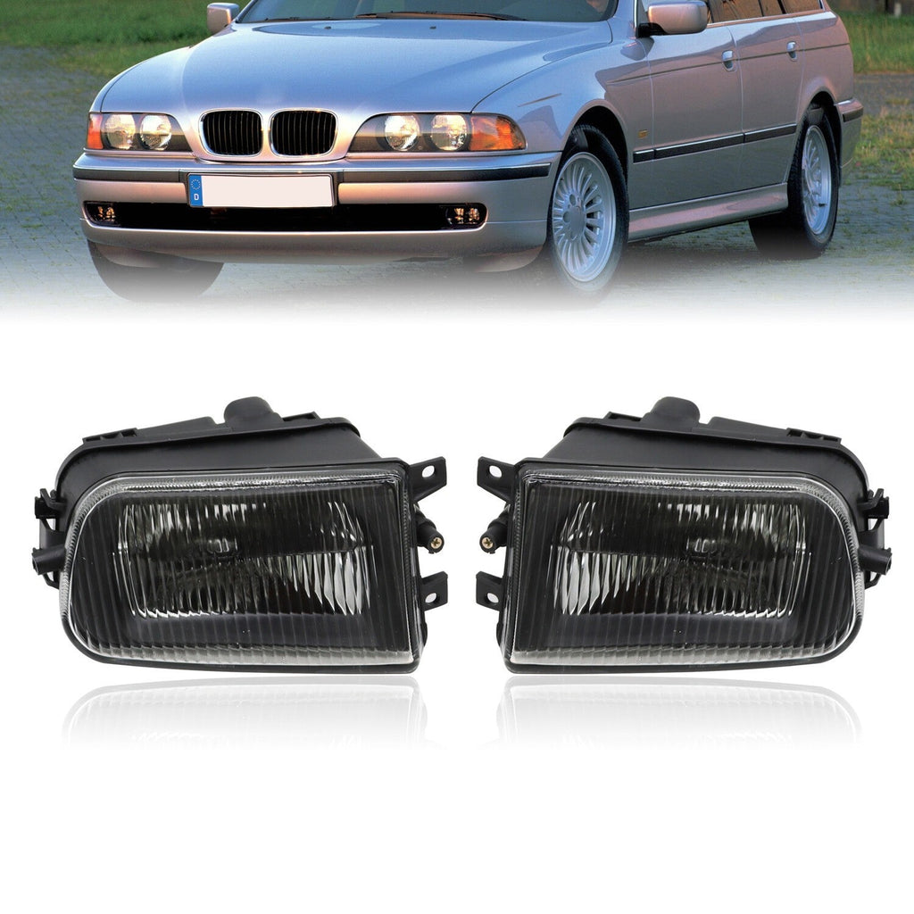 Pair Front Bumper Fog Lights for 1996-2002 BMW 528i 540i E39 Z3 Driving Lamp