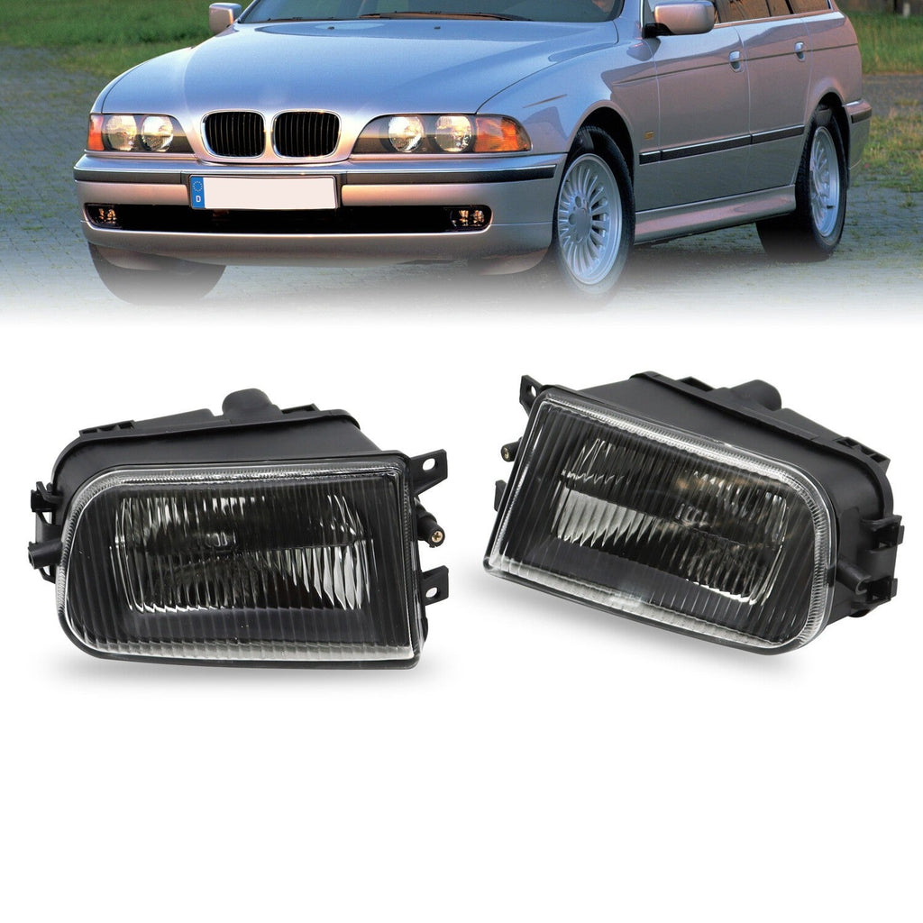 Pair Front Bumper Fog Lights for 1996-2002 BMW 528i 540i E39 Z3 Driving Lamp