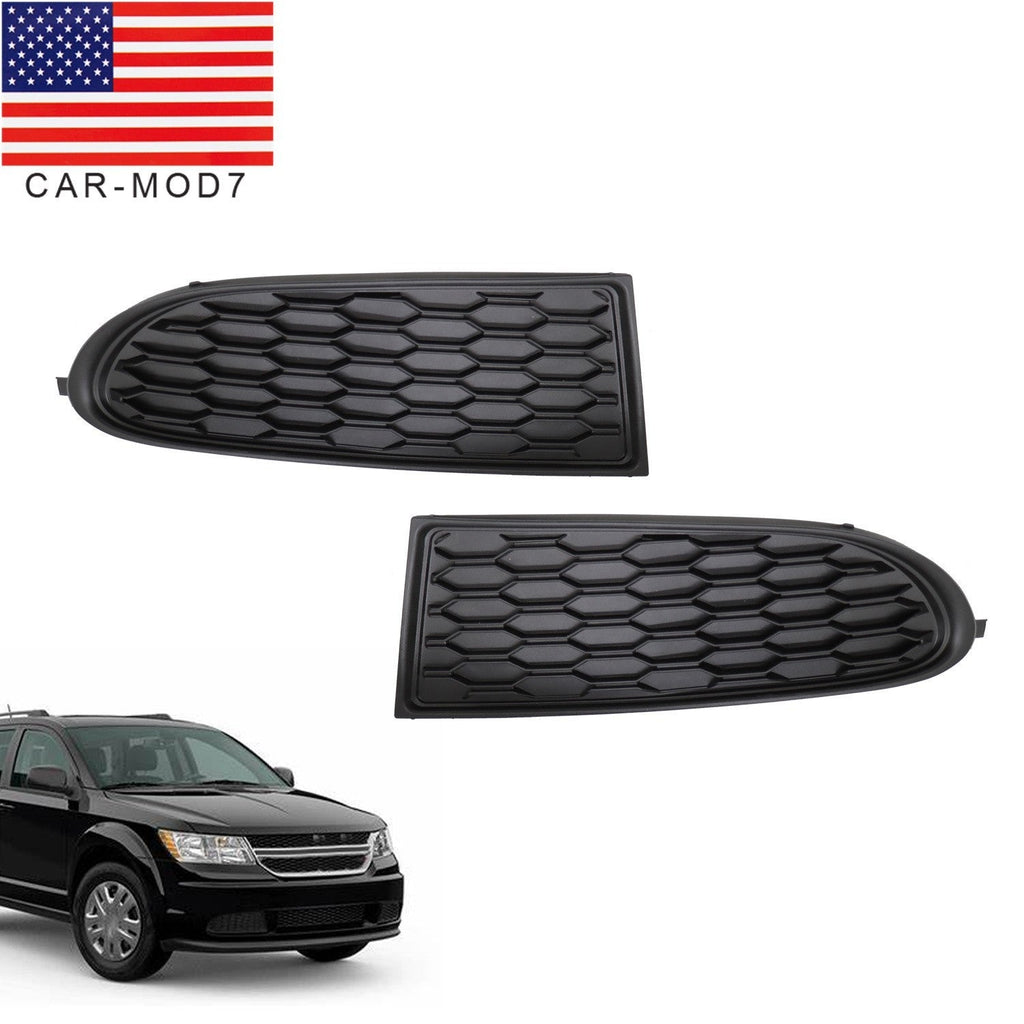 Dodge Journey Front Bumper Fog Light Covers Bezel 2011-2020 Pair