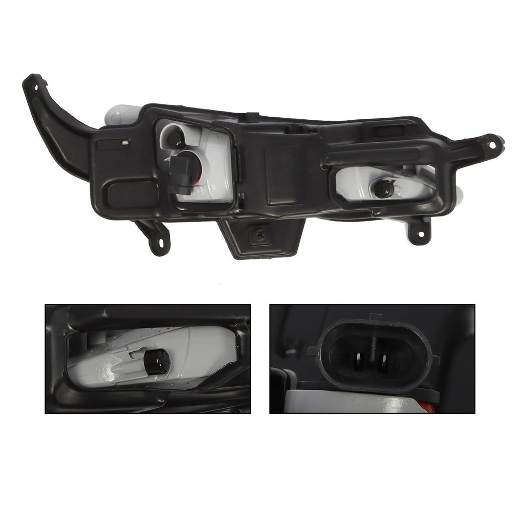 2011-2013 Kia Optima Front Bumper Fog Lights & Bezels Set Pair