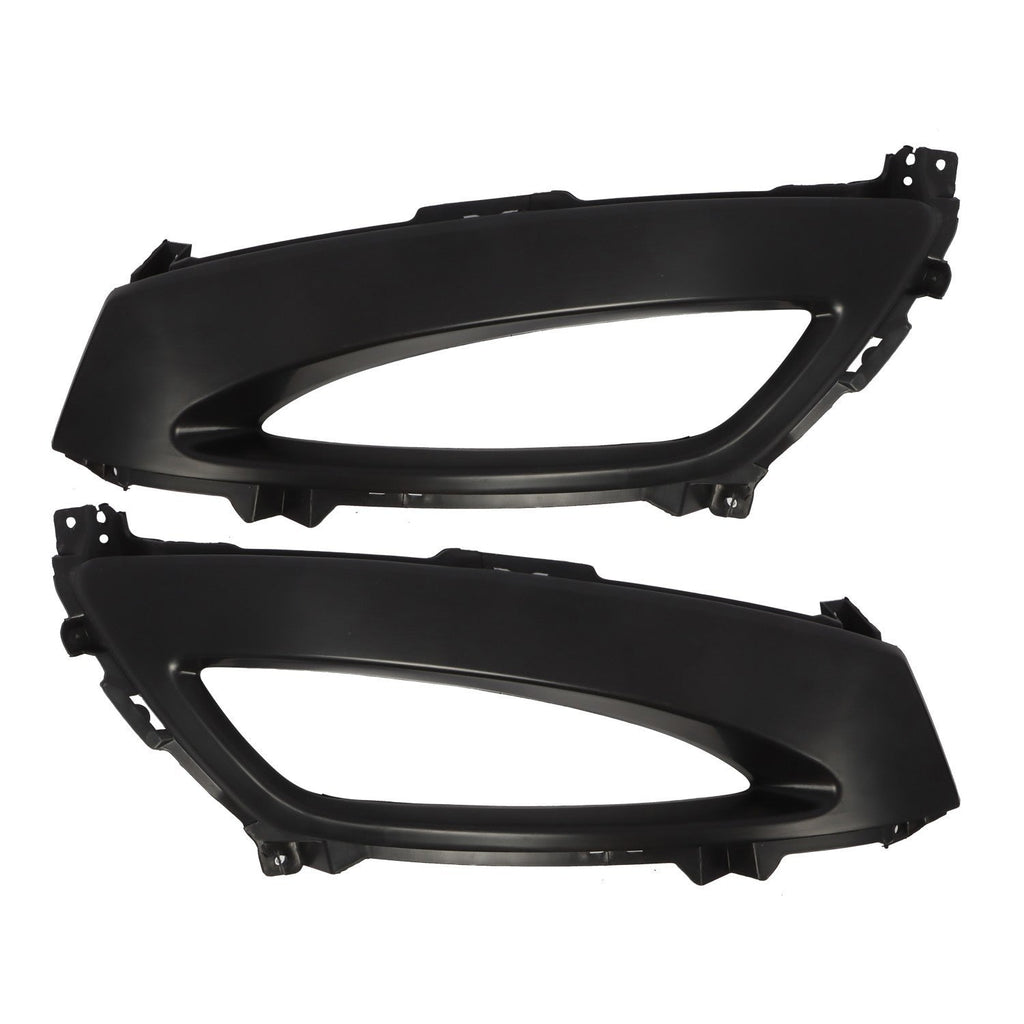 2011-2013 Kia Optima Front Bumper Fog Lights & Bezels Set Pair