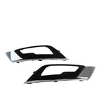 Ford Fusion Mondeo 2017-2018 Front Bumper LED Fog Lights with Cover Bezel Pair
