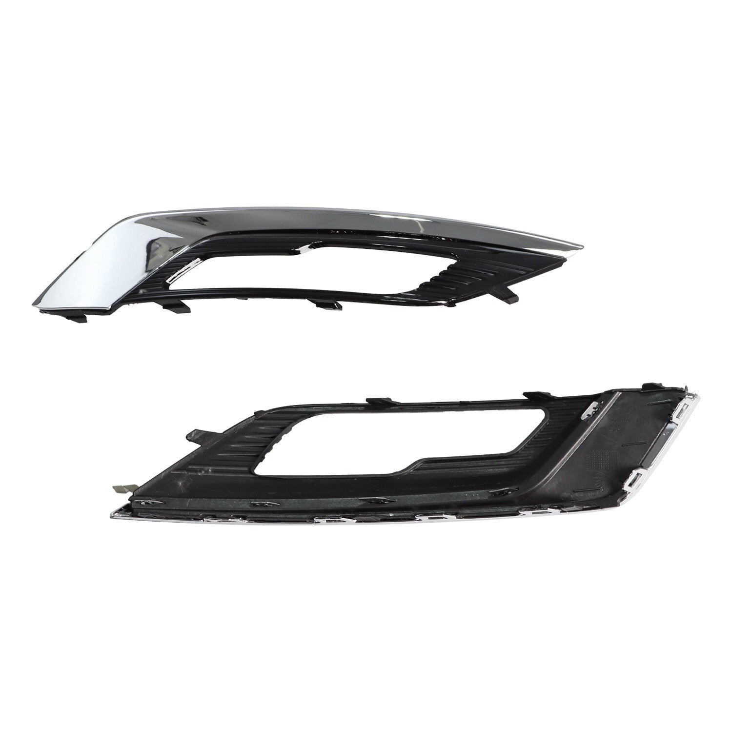 Ford Fusion Mondeo 2017-2018 Front Bumper LED Fog Lights with Cover Bezel Pair