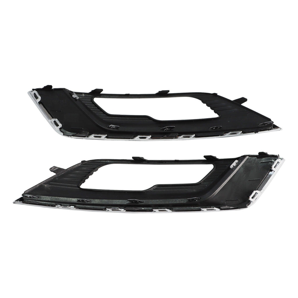 Ford Fusion Mondeo 2017-2018 Front Bumper LED Fog Lights with Cover Bezel Pair
