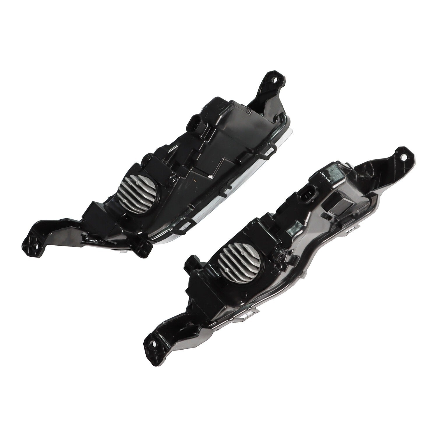 Ford Fusion Mondeo 2017-2018 Front Bumper LED Fog Lights with Cover Bezel Pair