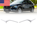 Mazda CX-30 2020-2023 Front Bumper Chrome Molding Trim Left & Right Pair