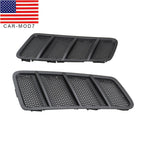 Pair Front Hood Vent Mesh Grille Trim Cover for Mercedes W166 GL ML350 12-15