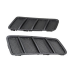 Pair Front Hood Vent Mesh Grille Trim Cover for Mercedes W166 GL ML350 12-15