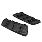 Pair Front Hood Vent Mesh Grille Trim Cover for Mercedes W166 GL ML350 12-15
