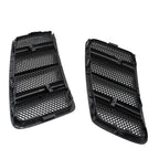 Pair Front Hood Vent Mesh Grille Trim Cover for Mercedes W166 GL ML350 12-15